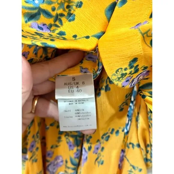 Bronx Banco Hanna Asymmetrical One Shoulder Ruffle Maxi Gown